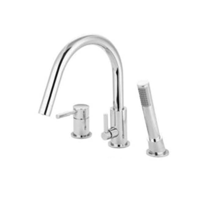 Barclay  Roman Tub Faucets With Hand Showers item 7801-ML-BN