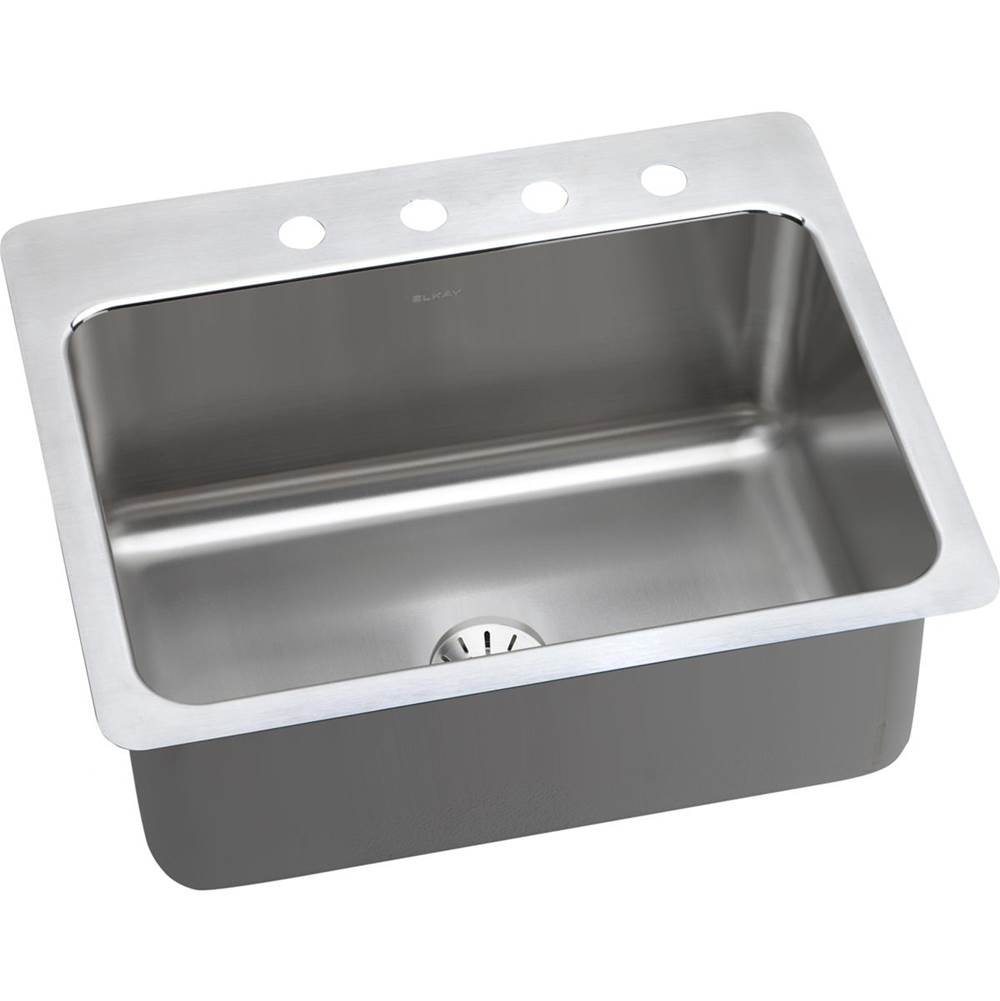 Elkay Lustertone ELUH241610 Single Bowl Undermount Stainless Steel Sink