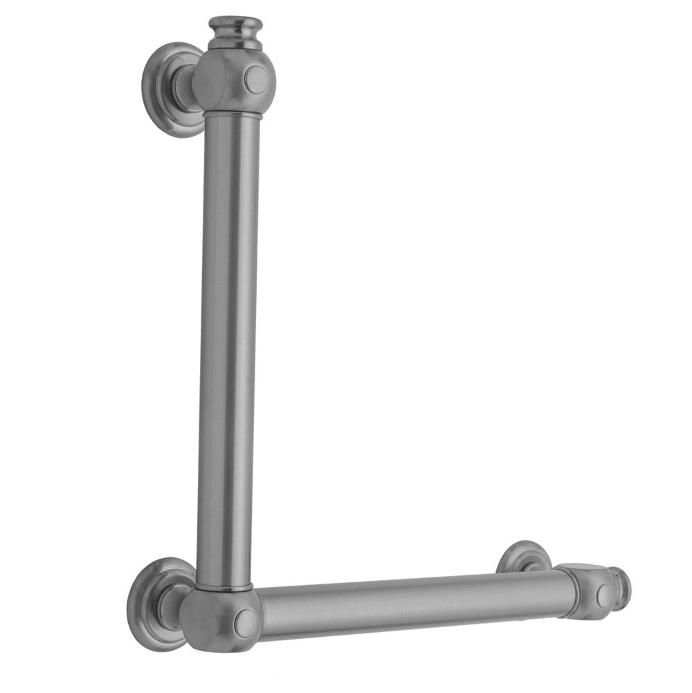 Jaclo Grab Bars Shower Accessories item G60-12H-16W-RH-WH